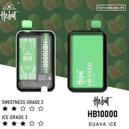 Hebat喜貝拋棄式一次性10000口 (6) Hebat 喜貝10000拋棄式電子煙|數位螢幕顯示 Mesh芯霧化系統 Type-C快充 12W輸出設計 台灣現貨