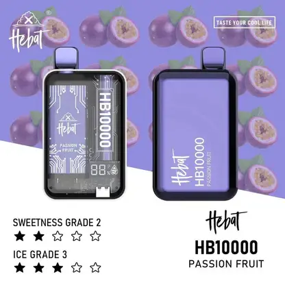 Hebat喜貝拋棄式一次性10000口 Hebat 喜貝10000拋棄式電子煙|數位螢幕顯示 Mesh芯霧化系統 Type-C快充 12W輸出設計 台灣現貨